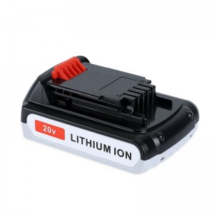 Batterie Li-ion 1500mAh 20V di ricambio per strumenti a batteria per Black \u0026 Decker LB20, LBX20, LBX4020, LB2X4020