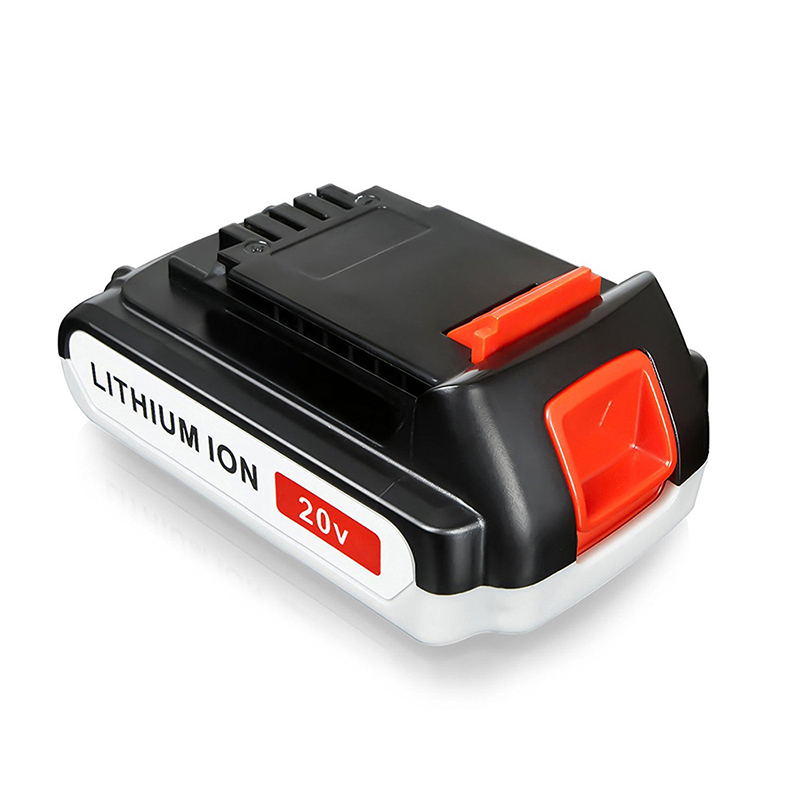 Batterie ricaricabili Li-ion 2000mAh 20V per Black u0026 Decker LB20, LBX20, LBX4020, LB2X4020