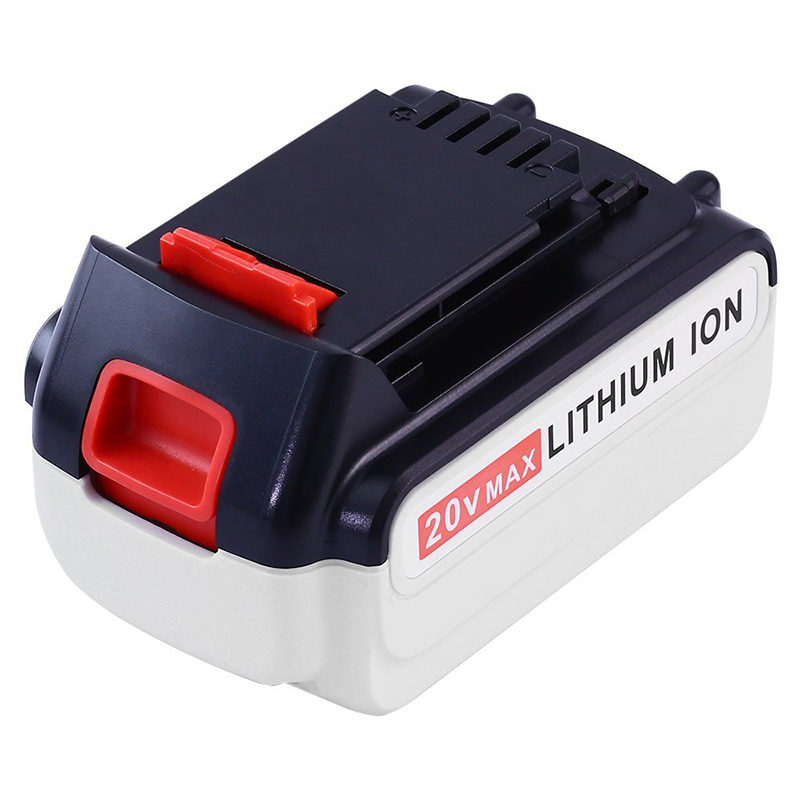 Batterie sostitutive 20V 3000mAh agli ioni di litio per trapani elettrici Black u0026 Decker LB20, LBX20, LBX4020, LB2X4020