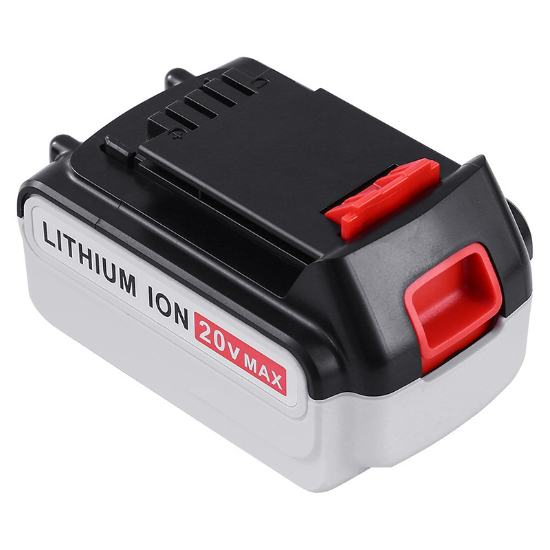 Batterie Li-ion 20V 4000mAh di ricambio per Black u0026 Decker LB20, LBX20, LBX4020, LB2X4020 Utensili a batteria