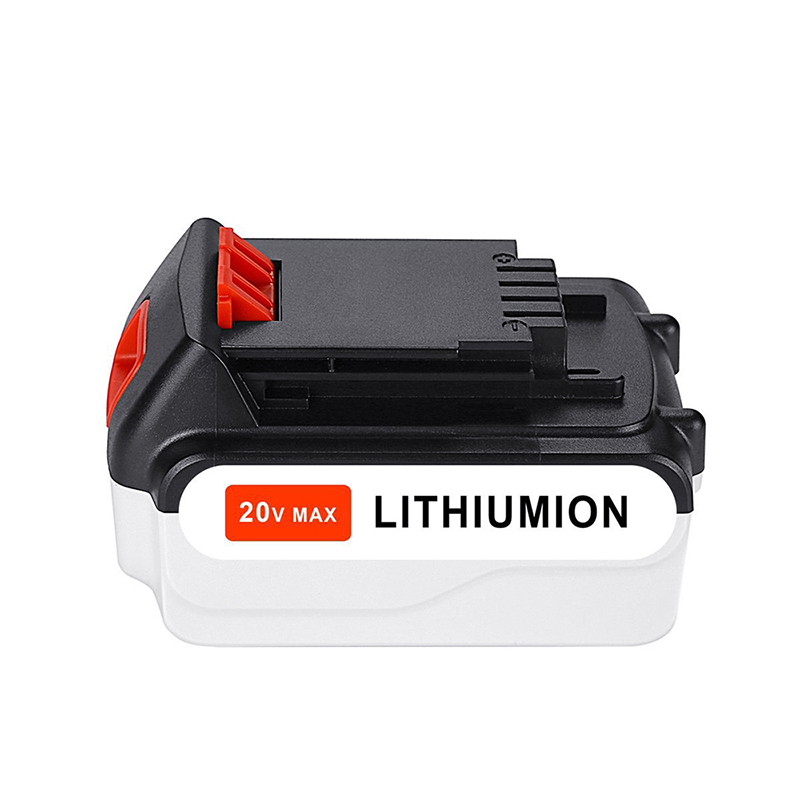 Li-ion 20V 5000mAh Batterie di ricambio Utensili a batteria per Black u0026 Decker LB20, LBX20, LBX4020, LB2X4020