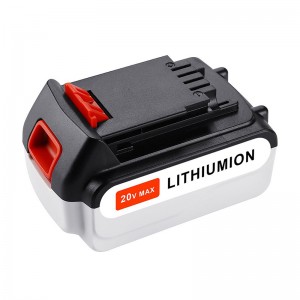 Per batterie Black \u0026 Decker LB20, LBX20, LBX4020, LB2X4020 Batterie di ricambio Li-ion 20V 6000mAh Battery Pack