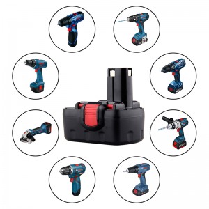 BAT160, BAT180, BAT181 Bosch Tools Pile batterie 18V 1700mAh Ni-Cd alimentate a batteria