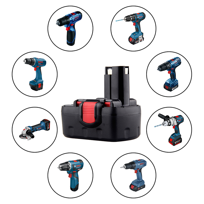 BAT160, BAT180, BAT181 Bosch Tools Pile batterie 18V 1700mAh Ni-Cd alimentate a batteria