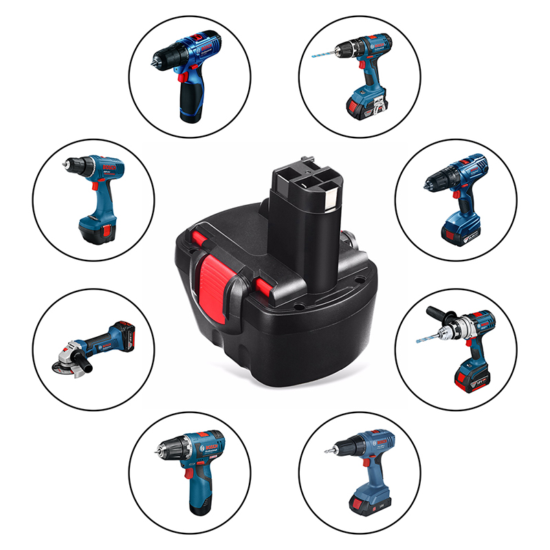 Ni-Mh 3000mAh 12V Batterie di ricambio Utensile elettrico per Bosch BAT043, BAT045