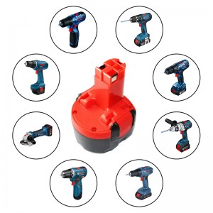 Batterie di ricambio Ni-Cd 7.2V 1500mAh per Bosch 2 607 335 587, 2 607 335 766 Power Tools