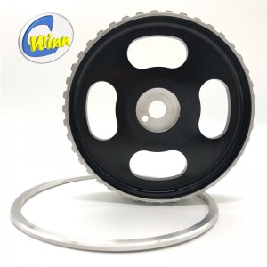 Pezzi meccanici su misura di alluminio dei pezzi di ricambio dei ricambi auto della puleggia di alluminio di CNC