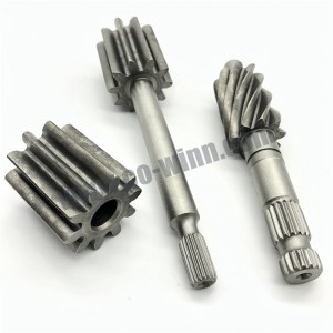 Pezzi meccanici su misura di pezzi di ricambio dei ricambi auto dell'albero dell'ingranaggio dell'acciaio inossidabile di CNC