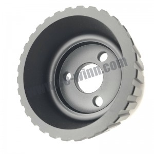 Parti di ricambio dei ricambi auto dei ricambi auto della puleggia verniciata alluminio di CNC / ODM di CNC