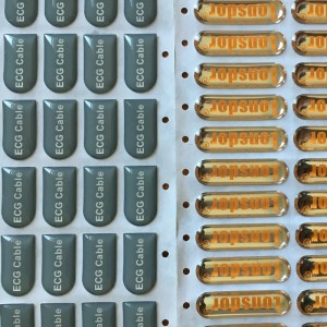 Piccoli adesivi a cupola epossidica e etichette a cupola minuscole irregolari