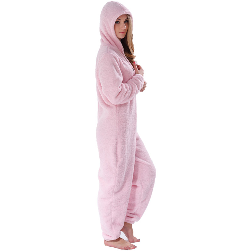 Set di pigiami rosa di Adult Onesie