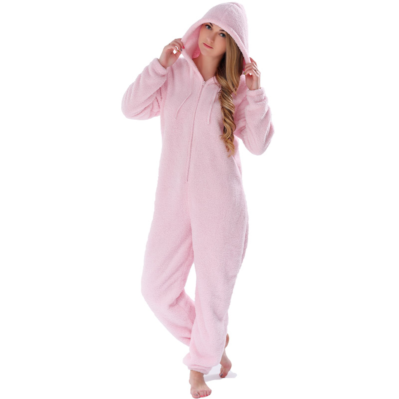 Set di pigiami rosa di Adult Onesie