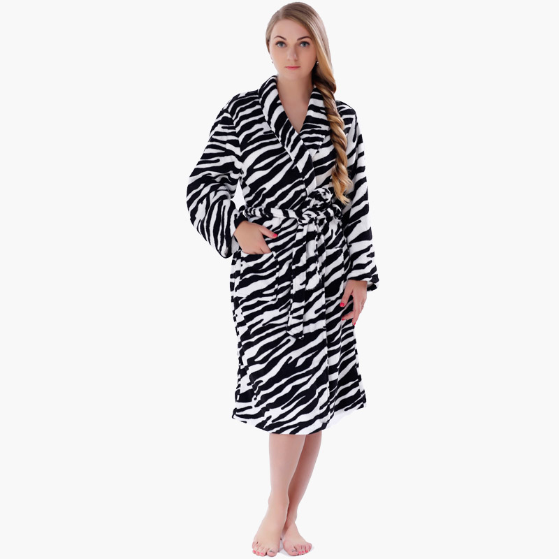 Adult Coral Fleece Robes Uomo Donna Accappatoio Coppia pigiama