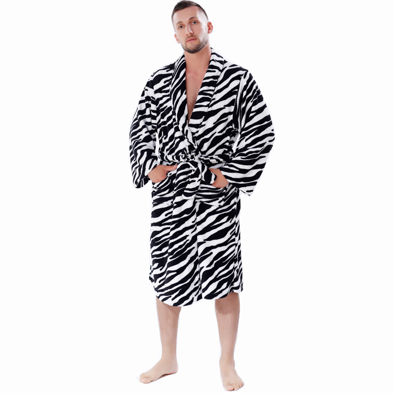 Adult Coral Fleece Robes Uomo Donna Accappatoio Coppia pigiama