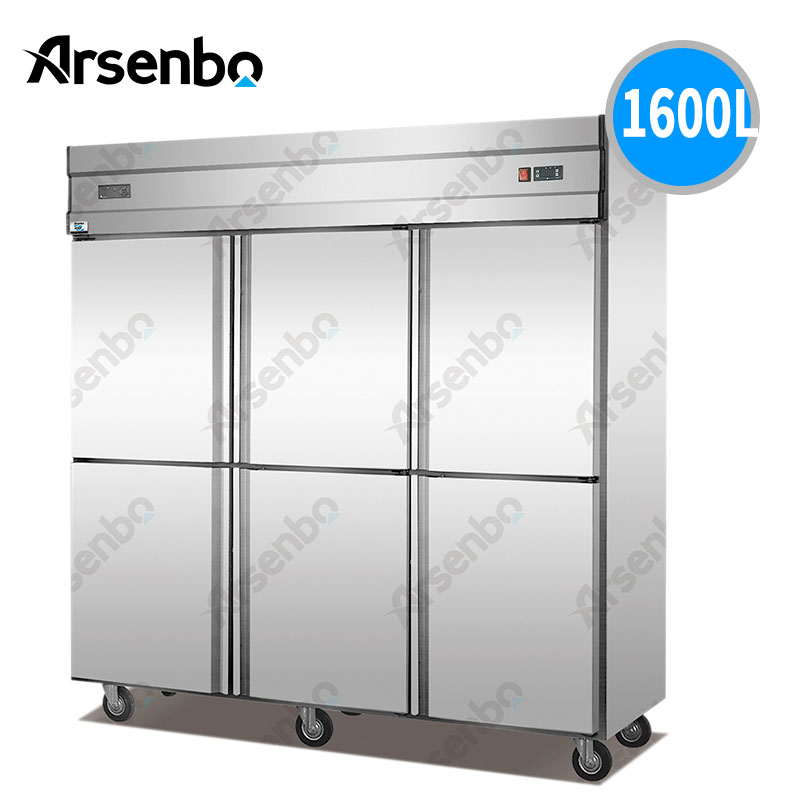 Eco-friendly Verticale cucina commerciale frigorifero e congelatore ciclo di raffreddamento ad aria