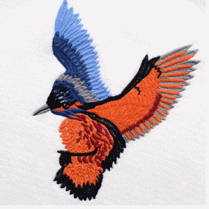 Pullover maglione girocollo in cotone ricamato personalizzato da donna