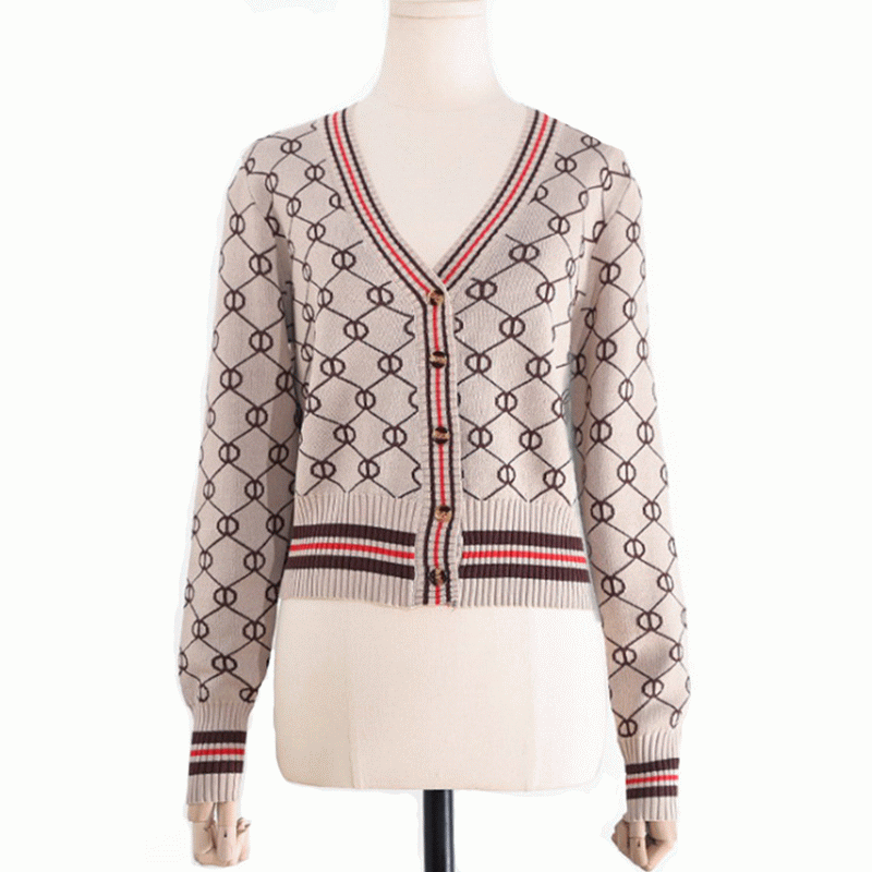 Maglioni di cardigan Finshnet Jacquard personalizzati 100% poliestere