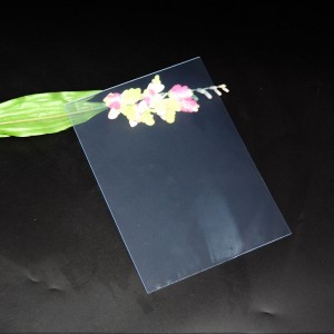 Strato di PVC di plastica trasparente spesso spesso caldo di vendita 1mm per il taglio del laser