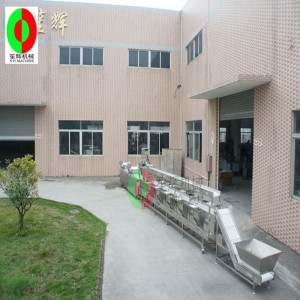 Linea di produzione multi-funzione lavatrice / lavatrice vegetale / tre strati di selezione pulito linea di produzione di verdure