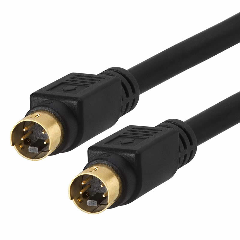 Cavo S-Video 4-PIN SVideo con placcatura in oro (SVHS)