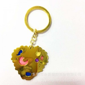 Portachiavi a forma di cuore con portachiavi P063