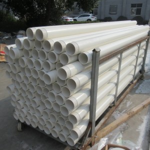 Tubo dell'involucro del pozzo d'acqua del PVC del collegamento del filo del commestibile