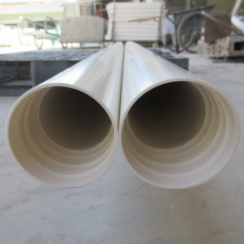 Tubatura della scanalatura su misura tubo flessibile dell'intelaiatura del PVC di 2 pollici SCH40