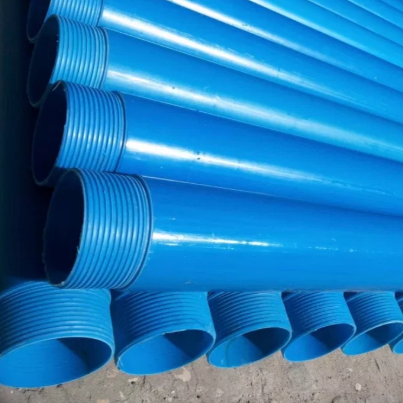 Tubo in PVC ad alta pressione colore blu per pozzo d'acqua