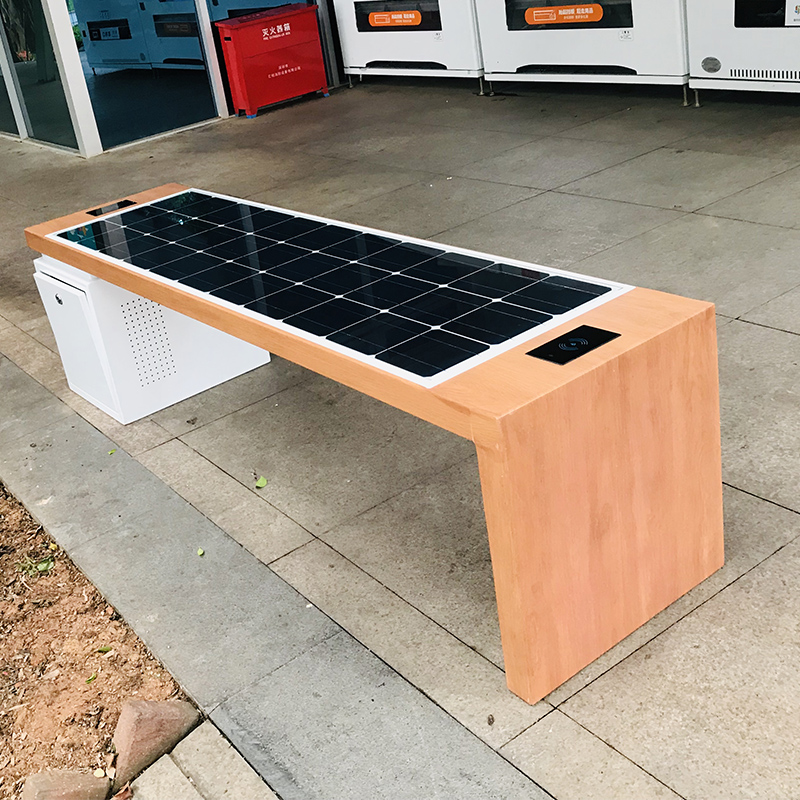 Solar Products Trending 2019 Panchina per parco posteriore Smart Street Furniture
