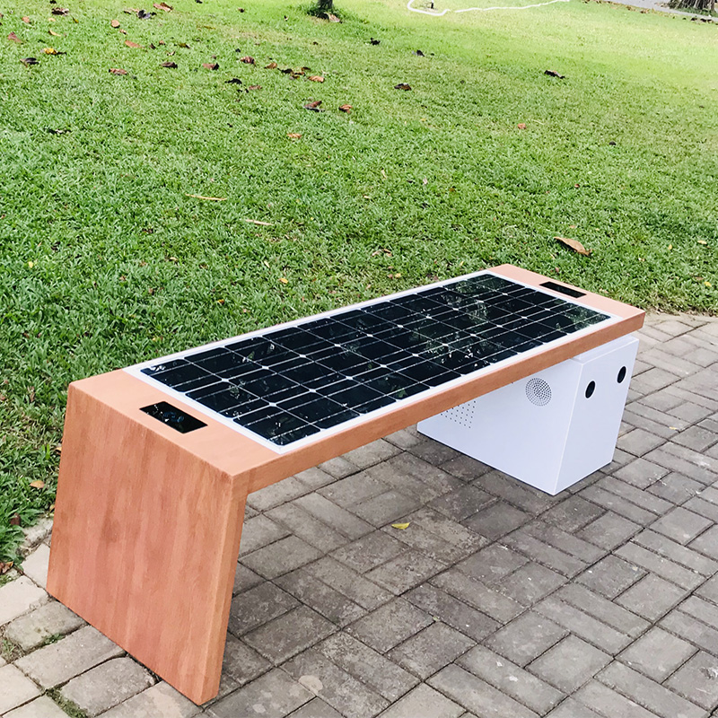 Solar Products Trending 2019 Panchina per parco posteriore Smart Street Furniture