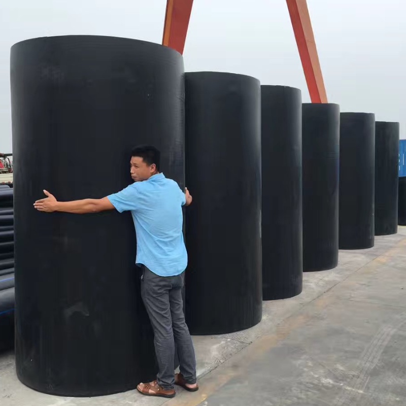 Grandi dimensioni 1600mm di tubo HDPE, tubo HDPE per acque luride