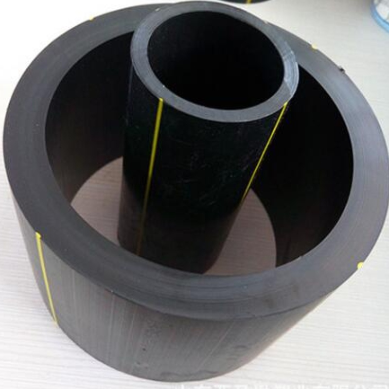 Fornitore cinese di tubo di gas HDPE con linea gialla