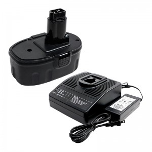 Batterie di ricambio per cordless Ni-Cd 18V 1300mAh sostitutive per Dewalt DC9096, DC725, DE9095