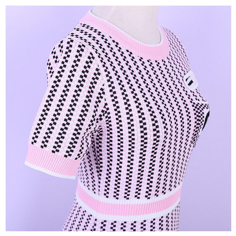 Abito da donna in maglione lavorato a maglia a maniche lunghe per bodycon personalizzato da donna