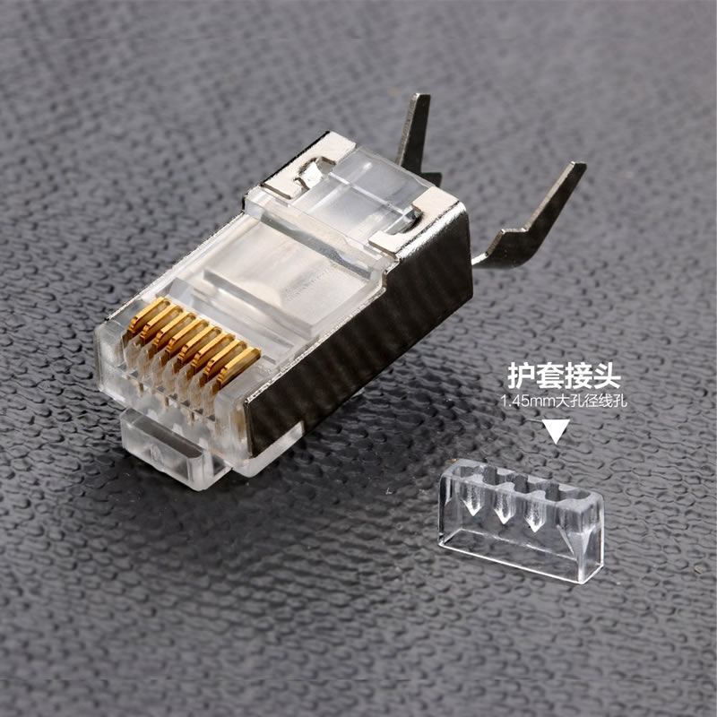 Connettore RJ45 CAT7 Crimp Ethernet Connector STP Modular