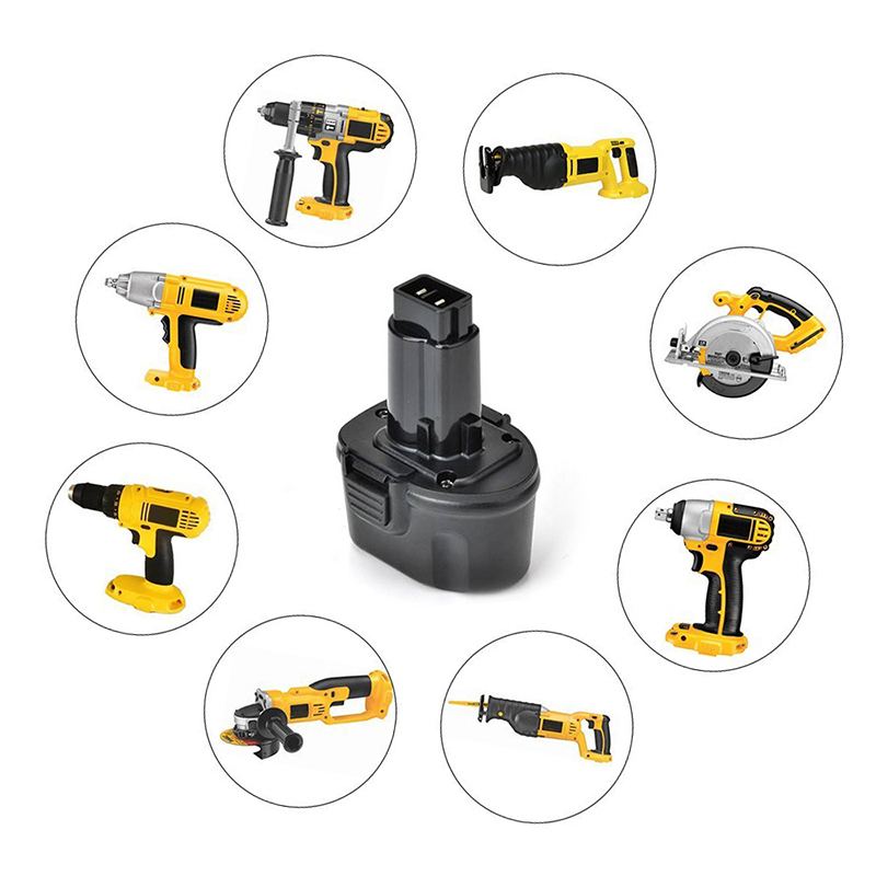 Sostituzione batteria Ni-Mh 7.2 V 3000mA per batteria Dewalt DE9057, DE9085, DW9057