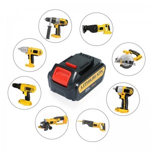 Batteria sostitutiva Power Drill Li-ion 4000mAh 20V per Dewalt DCB180, DCB181, DCB182