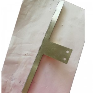 sega per il taglio di sacchetti di plastica