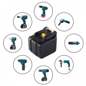 Ricarica batteria ricaricabile Li-ion 6000mAh 14,4 V per Makita BL1430, BL1415, BL1440