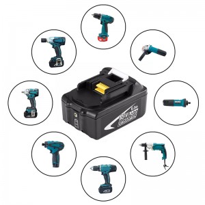 Batteria ricaricabile Li-ion 18V 6000mAh Confezione Trapani cordless per Makita BL1850, 194205-3, 194309-1