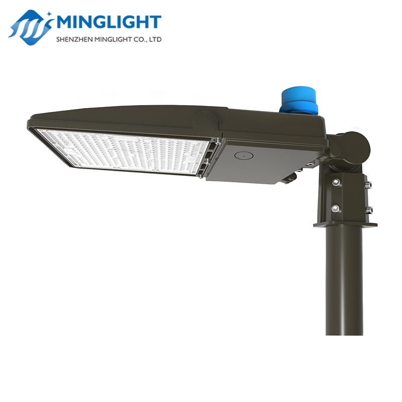 LED ShoeBox parcheggio lampione luce stradale con sensore di movimento e fotocellula IP65