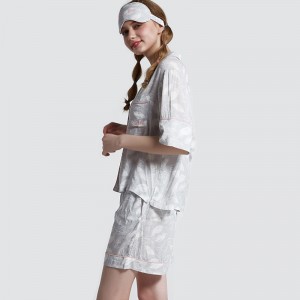 Set pigiama pantalone viscosa stampato da donna