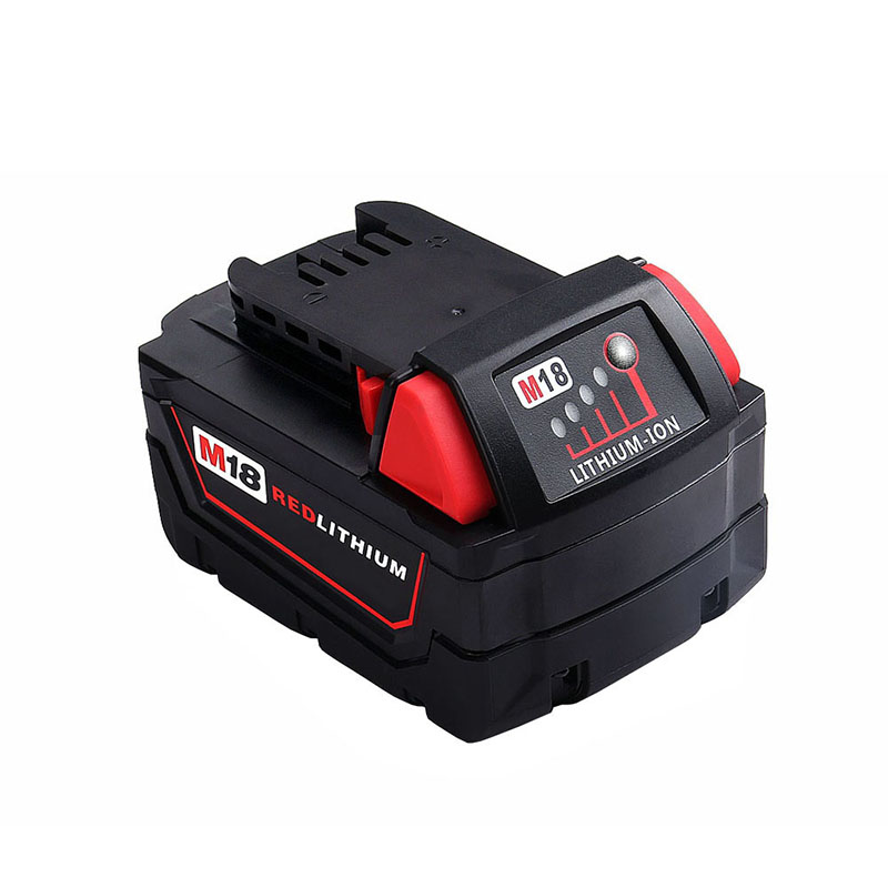 Batterie Li-ion 6000mAh 18V di ricambio per trapani elettrici Milwaukee 48-11-1840 M18