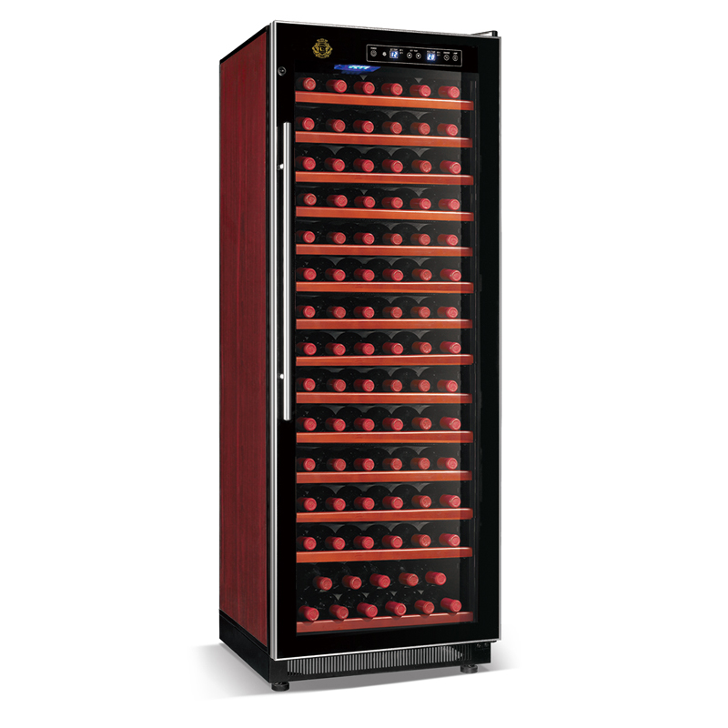 Raffreddatore di vino del compressore ad alta efficienza della serie elegante efficiente senza brina raffreddamento diretto del vino di raffreddamento diretto o di raffreddamento di 165W