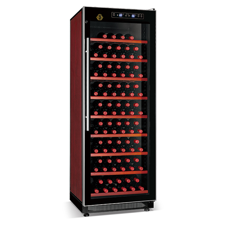 Raffreddatore di vino del compressore ad alta efficienza della serie elegante efficiente senza brina raffreddamento diretto del vino di raffreddamento diretto o di raffreddamento di 165W