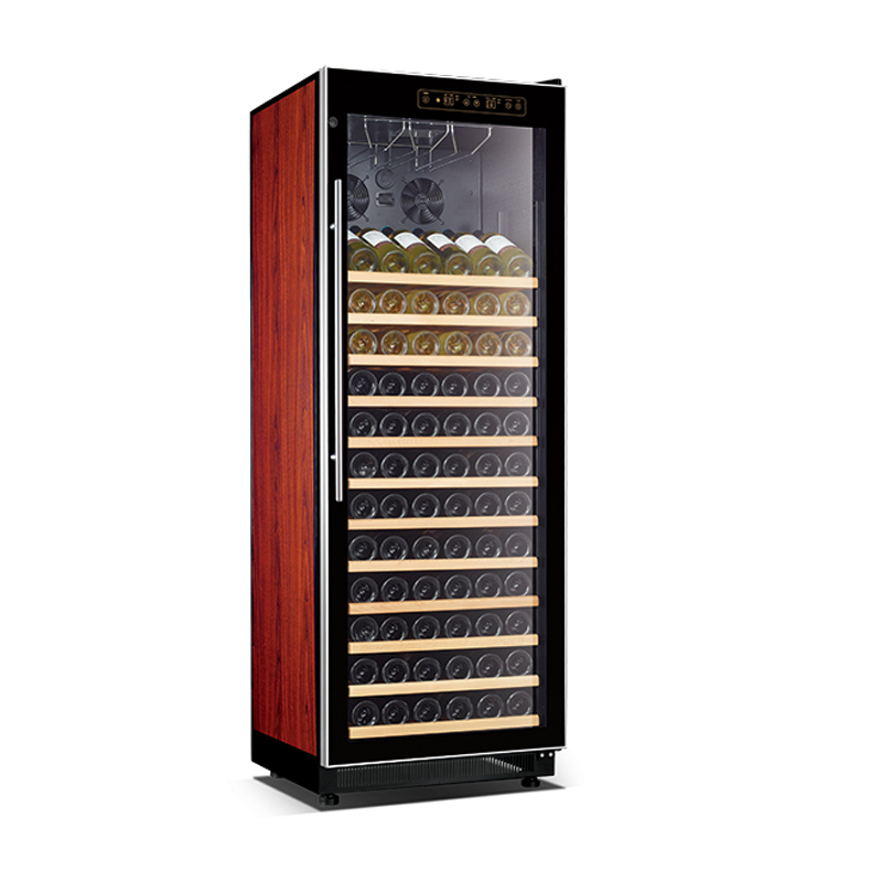Refrigeratore per vino ad alta efficienza del compressore serie Crown senza fronzoli 175W vetrina per bevande a raffreddamento diretto