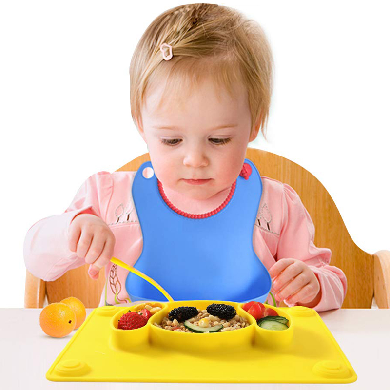 NUOVI piatti divisi in silicone per piatti per bambini
