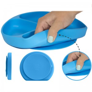 Placemat della stuoia della tazza di aspirazione del bambino del silicone del commestibile