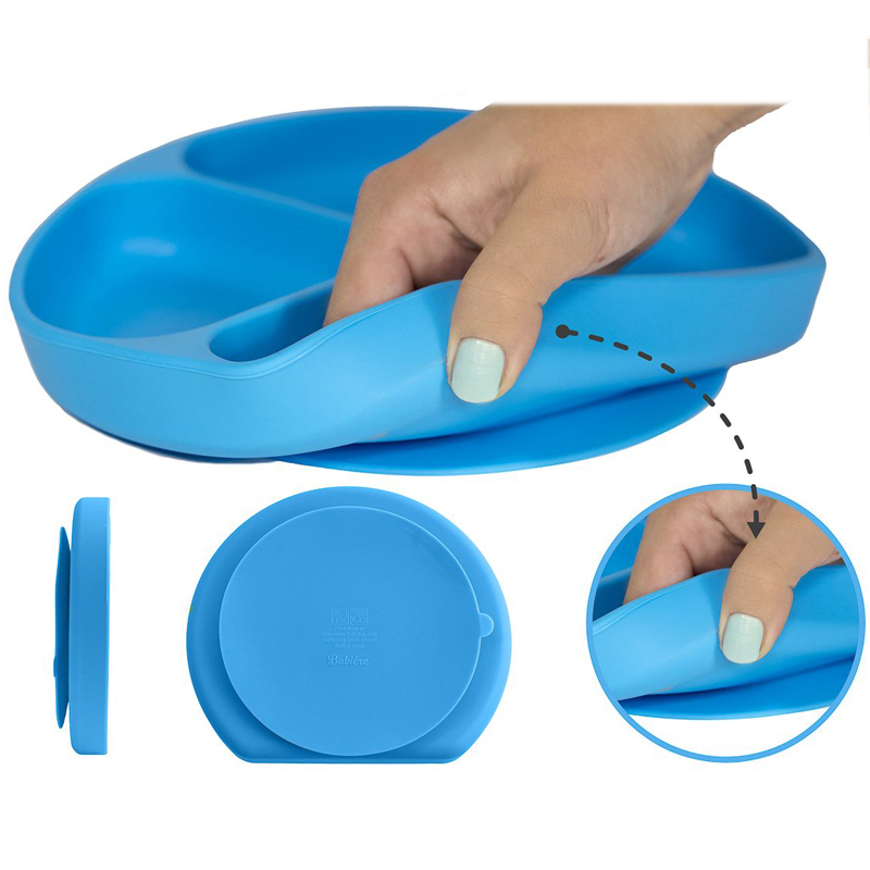 Placemat della stuoia della tazza di aspirazione del bambino del silicone del commestibile