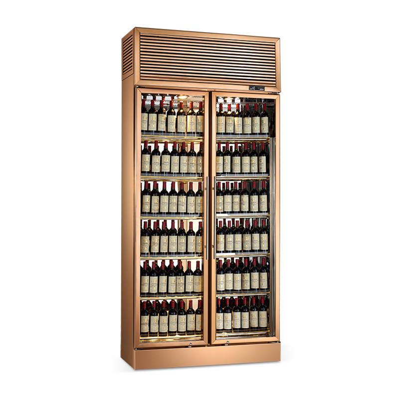 Abbastanza serie refrigeratore di vino del compressore ad alta efficienza 185W / 380W / 460W singola temperatura di raffreddamento ad aria